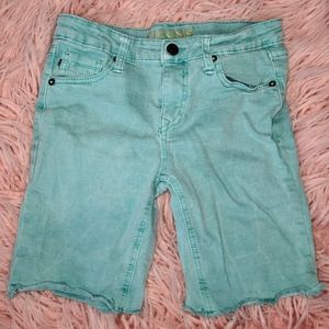 Girls Vigoss green bermuda shorts, sz 14